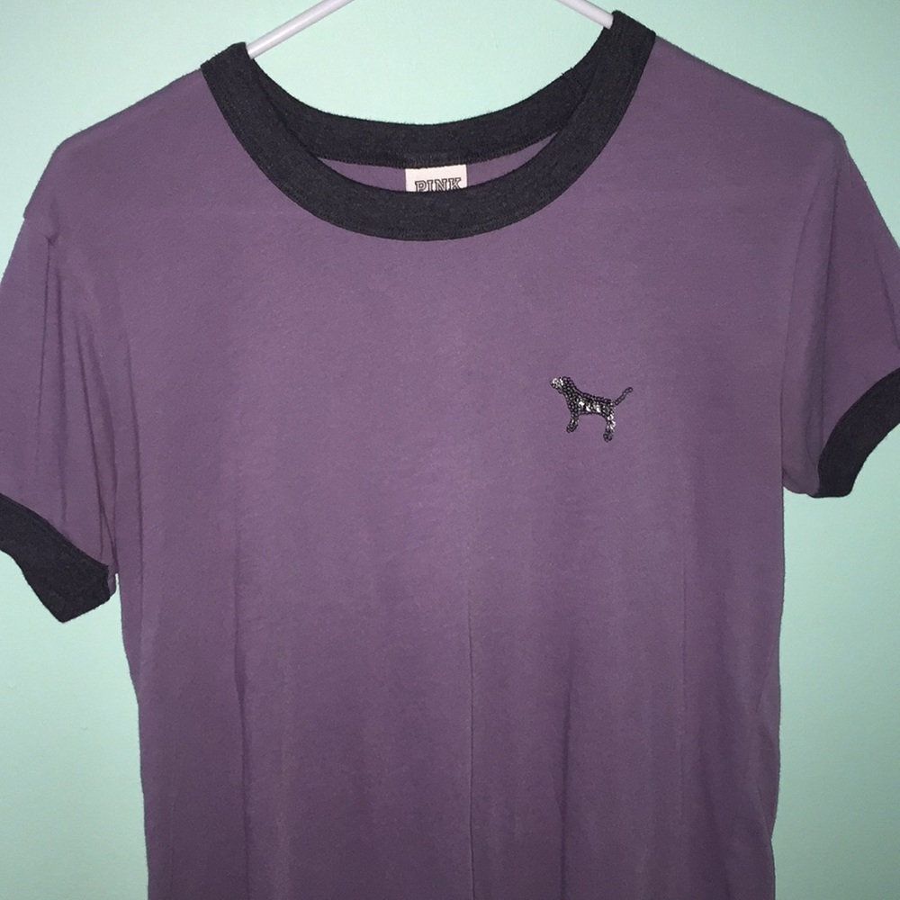 Victoria secrets pink sequence shirt